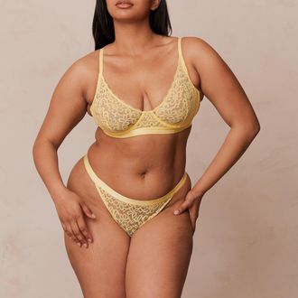 Lounge Balcony Bra - Lemon - 32 / DD
