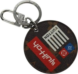 Louis Vuitton Pre-owned Accessories, female, Brown, Size: ONE SIZE Pre-owned Canvas Key-holder