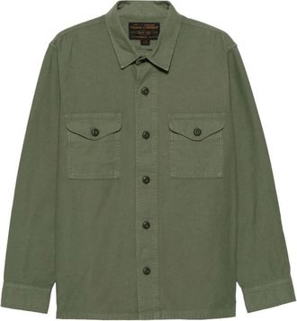 Filson Groene Field Jac-Shirt Katoenen Jas - Heren - Zomerjassen - Groen - S - Katoen - Jassen