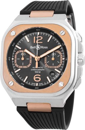 Bell & Ross Br 05 Chronograph Automatic Grey Dial Unisex Watch BR05CRTHSTPGSRB