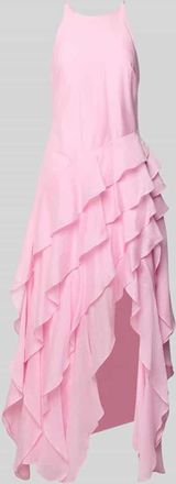 Forever New Cocktailkleid aus Lyocell-Mix mit Leinen-Anteil Modell Jianna in Hellrosa, Gr&ouml;&szlig;e 32