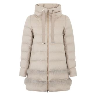 Herno Dames, Jassen, Beige, Maat: M Synthetisch