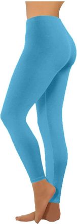 Generic Low Waisted Leggings for Women UK Low-Rise Slim-fit Nine-Point Trousers,Womens Activewear Stretchy Casual Yoga Pants,Tummy Control Lady Legging Blue