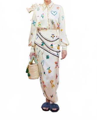 Alemais Sidi Silk Shirt In Multi