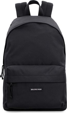 Balenciaga Black Recycled Nylon Explorer Backpack