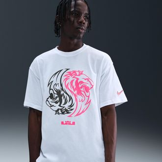 Nike Mens LeBron Max90 T-Shirt in White | HV1689-100