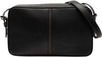 Burberry Pre-owned Cross Body Bags, female, Black, Size: ONE SIZE Pre-owned Crossbody Bag