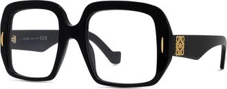 Loewe Anagram Optisch Montuur - unisex - Brillen - Zwart - 52 MM - Accessoires