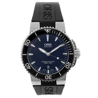 Oris Pre-owned Oris Aquis Date Dark Blue Dial Mens Watch 01 733 7653 4135-07 4 26 34EB