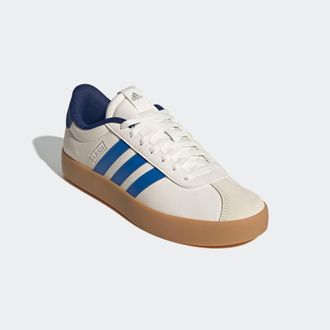 adidas Sneaker ADIDAS SPORTSWEAR VL COURT 3.0, Herren, Gr. 44,5, weiss (core wei&szlig;, bright royal, dunkelblau), Leder, Synthetik, Schuhe Sneaker, inspiriert vo