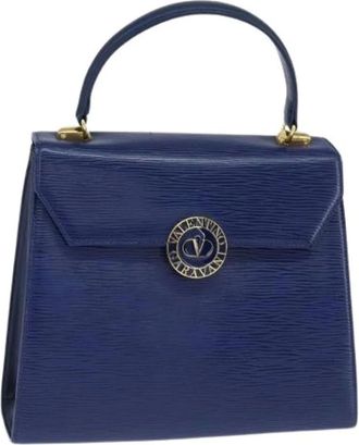 Valentino Pre-owned Handbags, female, Blue, Size: ONE SIZE Pre-owned Vintage Handbag