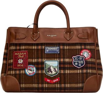 Rue Madam Chamonix Tote - Dames - Shoppers - Bruin - ONE Size - Wol - Tassen