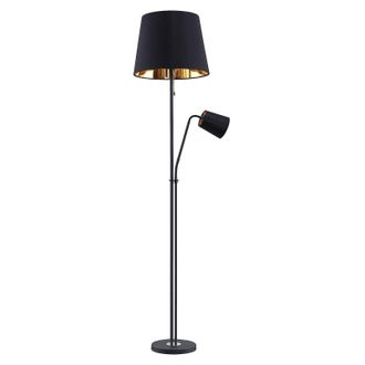 Lindby L&aacute;mpara De Pie efalia En Negro Metal - Lindby