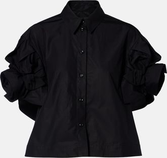 Simone Rocha Puff-sleeve cotton shirt