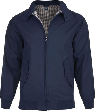 KAM Jeanswear Mens Harrington Jacket-Blue-3XL