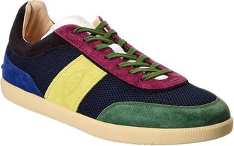 Tod's TodS Suede & Mesh Sneaker