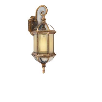 OEM Aplique De Pared, Aluminio Y Cristal, 20,5 X 20 X 55,9 Cm, Tensi&oacute;n 24240v, Potencia M&aacute;xima De La Bombilla 100w, Grado De Impermeabilidad Ip54