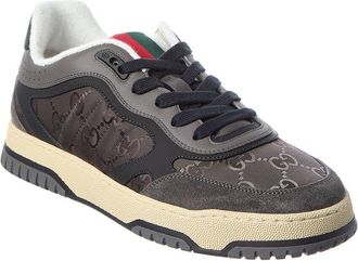 Gucci Re-Web Gg Nylon & Suede Sneaker