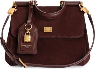 Dolce & Gabbana My Sicily Piccola Handtas - Dames - Handtassen - Bruin - ONE Size - Leer - Tassen