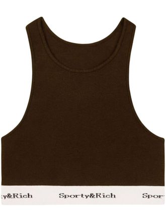 Sporty & Rich Cropped top - Bruin