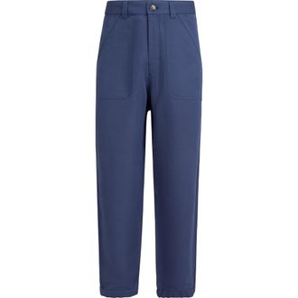 Brunello Cucinelli Drill trousers in Blue at Nordstrom, Size 46 It