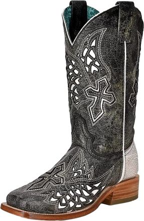 Corral Boots A4333 Black / White A4333 Womens