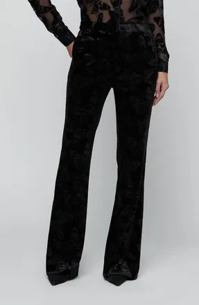 L'agence Frances Bootcut Trousers in Black Butterfly at Nordstrom, Size 10