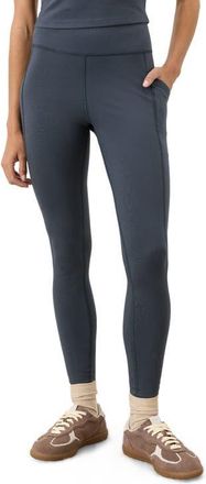 Pact On the Go-To Pocket Legging Made with Organic Cotton in Steel Blue at Nordstrom, Size Xx-Large