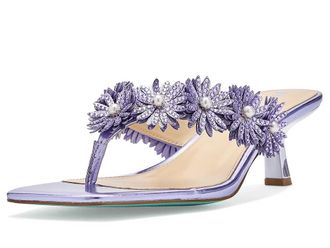 Blue by Betsey Johnson Lesli Womens Sandals Purple : 6.5 M, Synthetic