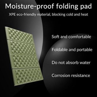 OEM Almohada Para Senderismo, Almohada Plegable, Esterilla De Camping, Esterilla Plegable Impermeable, Esterilla De Pesca Plegable Port&aacute;til, Verde