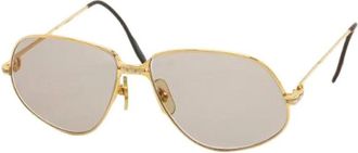 Cartier Pre-owned Maillon Panthere Zonnebril - Dames - Vintage Accessoires - Bruin - ONE Size - Vintage