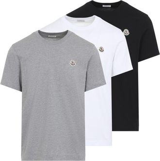 Moncler Multicolor Pack of 3 Crew Neck T-Shirt