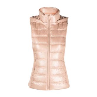 Calvin Klein Gilet in Nylon Trapuntato e Sagomato Lw - - Jackets - Donna - Beige - M