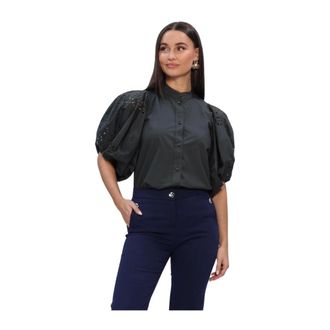 Vanessa Bruno Dames, Blouses & Shirts, Grijs, Maat: XL Katoen