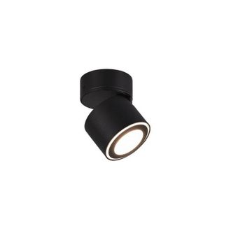 Trio Foco Para Interior Trio Taurus 3.5w 3000k Luz C&aacute;lida. &Oslash; 8 Cm. Led Integrado Sal&oacute;n Y Dormitorio. Estilo Moderno. Metal. Color Negro