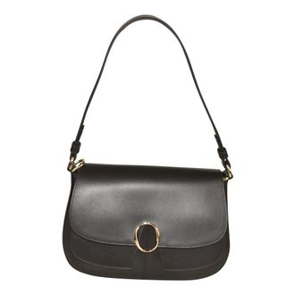 Orciani Tassen, Dames, Zwart, ONE Size, Leer, Kate Alba Kleine Leren Schoudertas