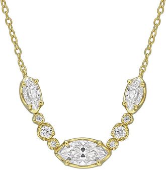 Rina Limor Silver 1.37 Ct. Tw. Created White Moissanite Necklace