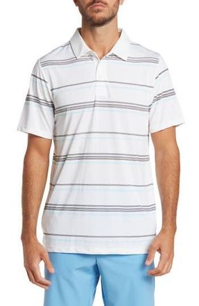 PGA TOUR Short Sleeve Pigment Leisure Polo in Bright White at Nordstrom Rack, Size Xx-Large