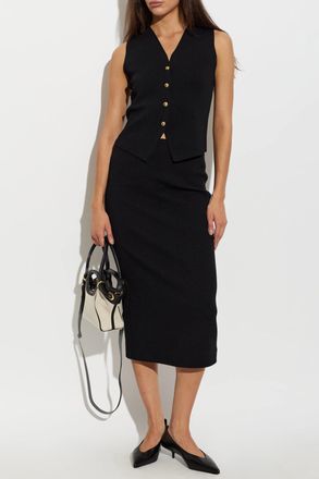 Max Mara Wool Skirt Lesena, Womens, Black