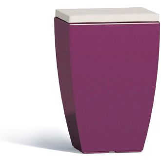 Monacis Idralite - Asiento De Resina Mod. Fine 33x33 Cm Violeta