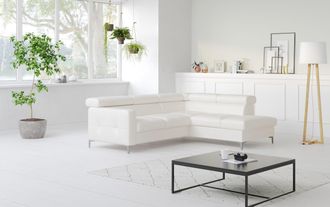 Cotta Ecksofa »Sammy L-Form« mit Kopfteilverstellung, wahlweise mit Bettfunktion & Bettkasten