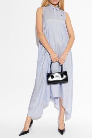 VETEMENTS Loose-fit Silk Dress, Womens, Light Blue