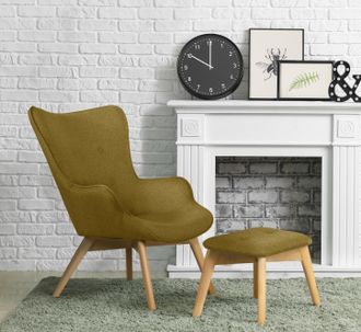 HOME AFFAIRE Sessel »Nicko« wahlweise mit und ohne Hocker