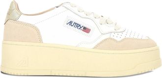 Autry Platform Low Woman Leat/Suede