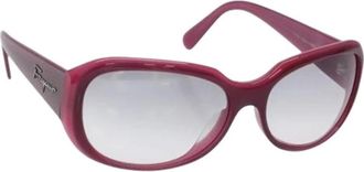 Ferragamo Pre-owned Accessories, female, Purple, Size: ONE SIZE Pre-owned Plastic Sunglasses