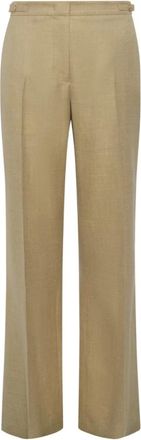 Gabriela Hearst Broeken, Dames, Beige, L, Vesta Pant
