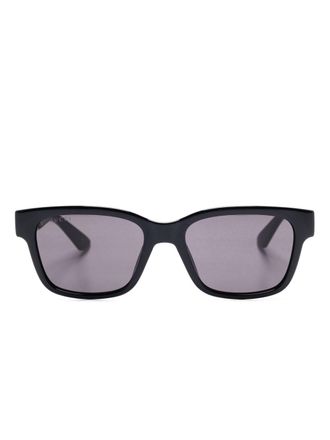 Gucci Zonnebril met wayfarer montuur - Zwart