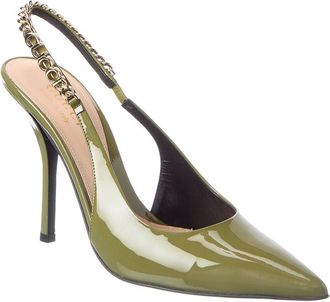 Gucci Signoria Leather Slingback Pump