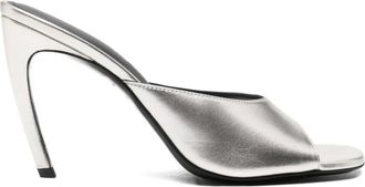 The Attico 100 mm Betta sandalen - Zilver