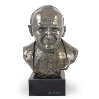 OEM Juan Pablo Ii El Viejo - Busto En M&aacute;rmol, Estatuilla De Un Personaje C&eacute;lebre, Decoraci&oacute;n Para Oficinas, Escuelas Y Hoteles De Art-dog